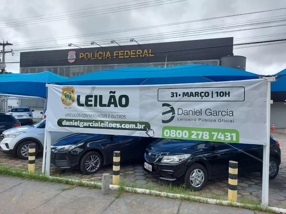 PF faz leilão online de carros em Goiás; confira como participar