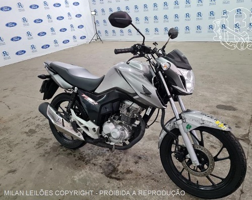 cg - cg fan - honda - moto - moto para trabalho - leilão - milan