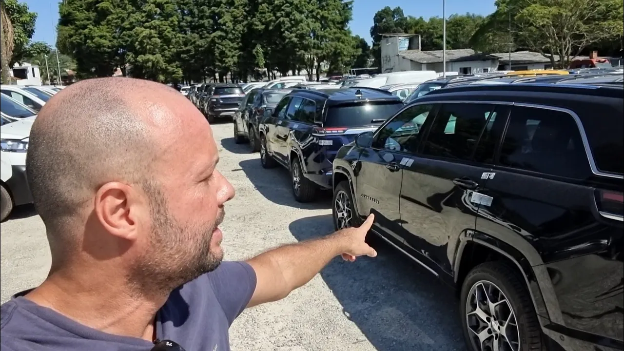 JEEP COMPASS, RENEGADE, COMMANDER ZERO KM NO LEILÃO