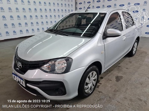 ETIOS-SEDAN-X-1.5-VSC-FLEX-TOYOTA-OPORTUNIDADE-FROTA-LEILÃO-DESCOMPLICADO-MILAN-LEILÕES