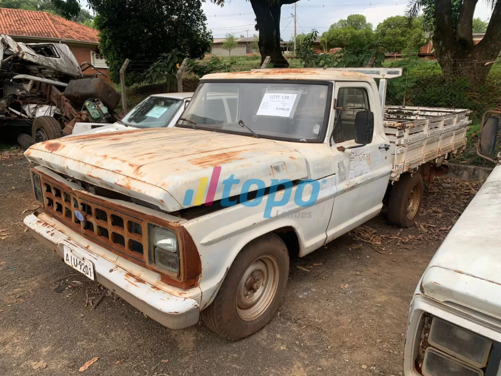 CAMIONETE  FORD F1000 B 1986 LEILÃO