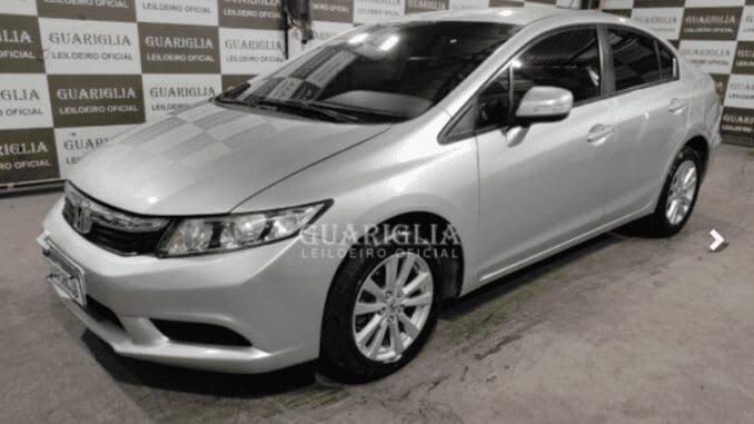 honda-civic-leilao-veiculos-oportunidade-investir-renda-extra