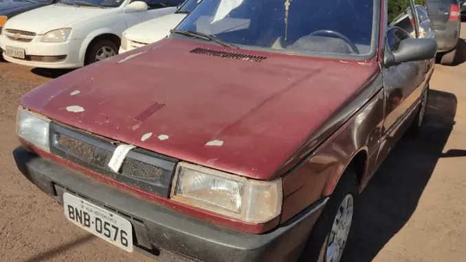 fiat uno eletric leilão receita federal do brasil