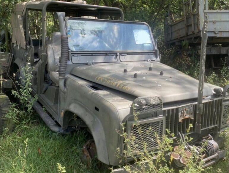 land rover defender militar 4x4 leilao frota marinha brasileira