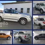Toyota Hilux, Fiat Strada, Chevrolet S10 e outras Caminhonetes em Até 60x no Leilão de Banco