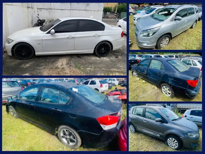 BMW 318i a partir de 12 mil, Toyota Corolla, Honda City, Ford Focus no Leilão de Combate ao Tráfico de Drogas