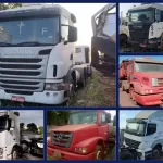 Caminhão Mercedes-Benz, Scania a partir de 1500 Reais no Leilão da PRF