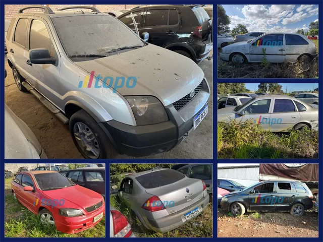 Ford Ecosport a partir de 500 reais, VW Gol, GM Astra, Fiat Palio e outros no Leilão do Combate ao Tráfico de drogas