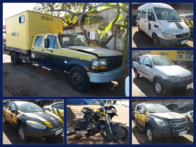 Ford F4000 a partir de 3 mil, Sprinter, Strada, Nissan Sentra e Renault Fluence no Leilão de Frota do Detran