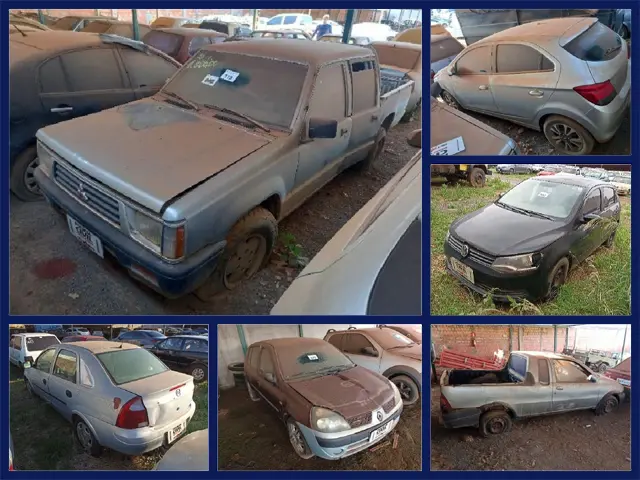 Fiat Strada, Caminhonete L200, Onix, Gol e Fox a partir de 400 reais no Leilão do Detran