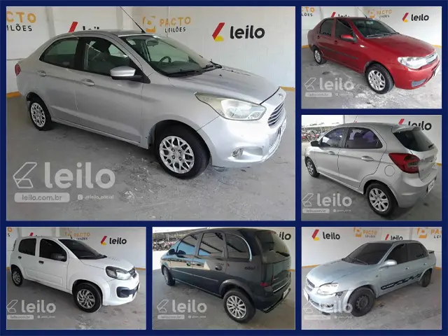 Ford Ka, Fiat Siena, Renault Sandero e muitos outros no Leilão de Banco