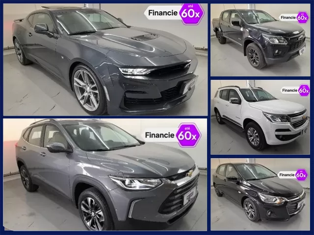 Leilão da Chevrolet tem Camaro, S10, Trailblazer, Tracker, Onix e Montana em até 60x