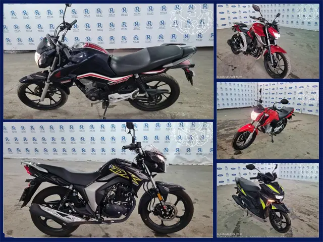 Leilão da Honda e Bancos Tem motos a partir de 100 Reais em Até 12x no Cartão de Crédito