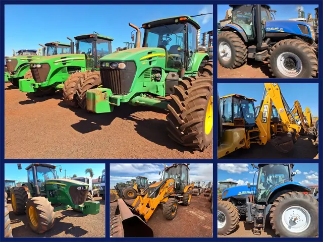 Leilão do Agronegócio tem 30 Tratores John Deere e New Holland