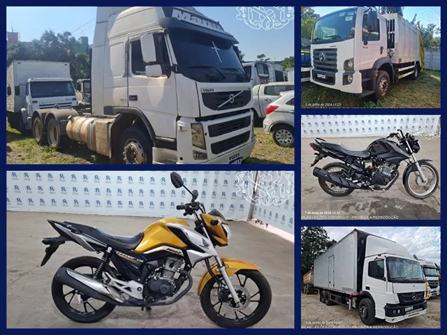 Motos Honda CG a partir de 300 reais e Caminhões Volkswagen a partir de 20 mil no Leilão de Banco