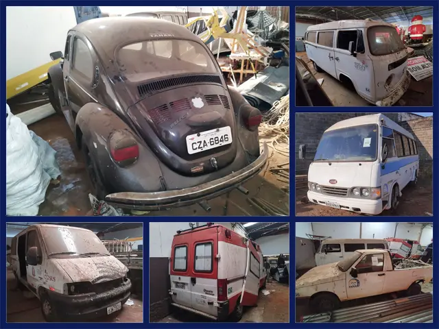 Volkswagen Fusca e Kombi a partir de 800 reais, Fiat Ducato e Fiorino a partir de 300 reais no Leilão de Prefeitura