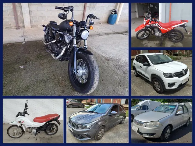 Yamaha XJ6, Harley Davidson, Motos Honda e Carros Populares em até 60x no Leilão de Banco