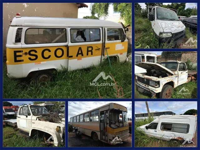 10 Volkswagen Kombi a partir de R$ 100 reais, Fiat Ducato, Fiorino, GM D20, D40 e Outras no Leilão de Prefeitura