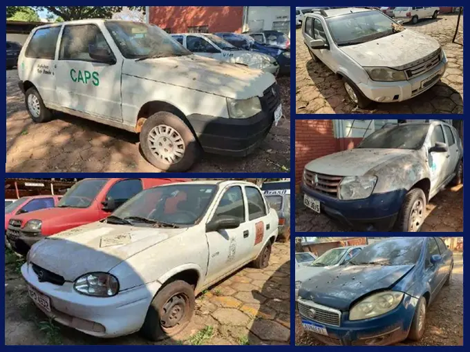 7 Fiat Uno Mille, Celta, Duster, Pampa e Outros Veículos no Leilão de Prefeitura