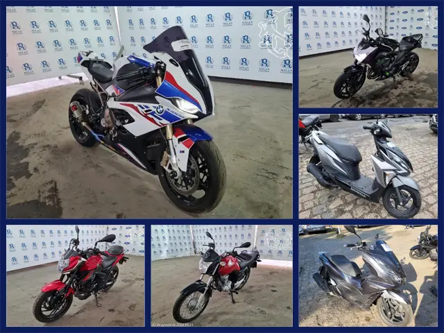 BMW S1000 RR, Kawasaki Z-800 Honda PCX, Elite, Em Até 12x no Cartão de Crédito no Leilão de Banco