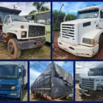 Caminhões Mercedes-Benz, Volvo, Scania a partir de 5 mil no leilão do Ministério da Justiça