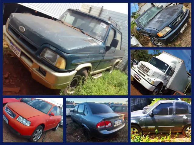 Ford F1000, Volkswagen Santana,Chevrolet S10, Kadett, Caminhão Mercedes e Outros veículos no Leilão da Polícia Civil