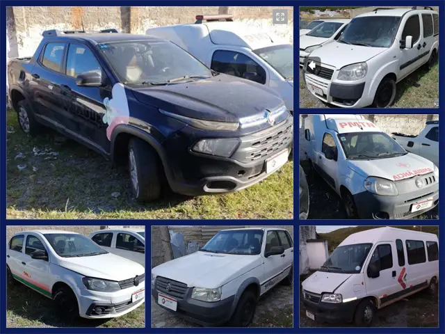 Fiat Toro, Doblo, Uno, Ducato e Fiorino a partir de 2 mil no Leilão de Frota de Prefeitura