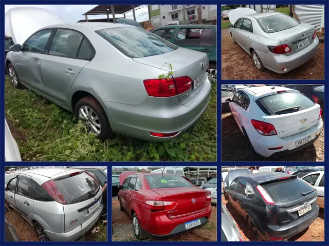 Jetta TSI, Toyota Corolla, Cruze Hatch, Ford Focus Hatch e Outros Veículos no Leilão do Detran