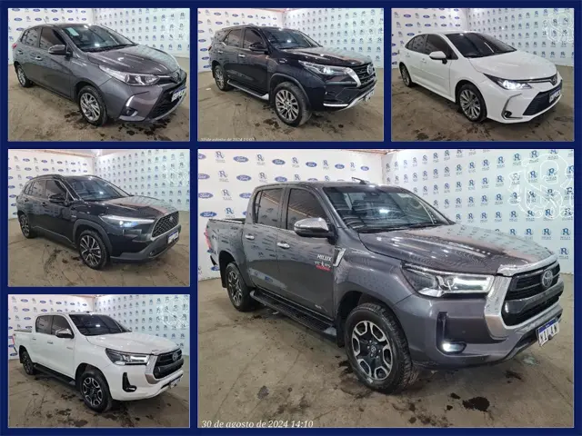 Leilão do Banco Toyota tem Hilux, Yaris, Corolla, CCross e Etios Seminovos