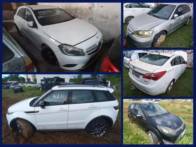 Leilão do Ministério da Justiça tem Evoque, Mercedes-Benz, Honda Civic e Outros Veículos