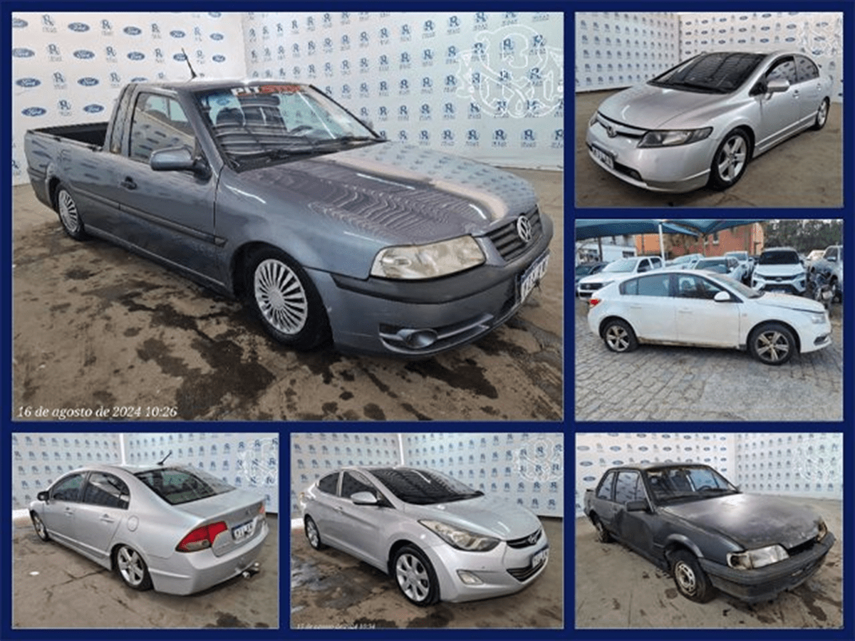 Saveiro Super Surf, Cruze Hatch, Honda Civic, Monza, Azera, BMW e outros veículos no Leilão de Banco