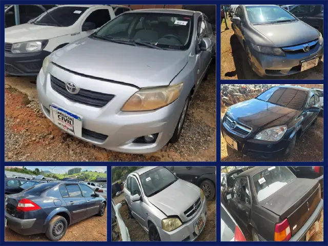 Toyota Corolla, a partir de 4 mil reais, Monza 700 Reais, Audi A3,Civic e Outros Veiculos no Leilão do Detran