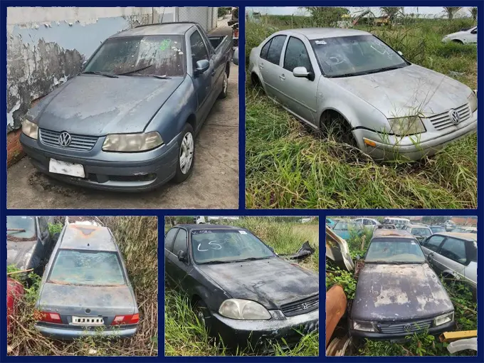 Volkswagen Santana, Passat, Saveiro, Chevrolet Omega , Monza a partir de 359 Reais no leilão do Ministério da Justiça