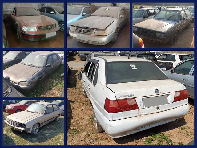 Volkswagen Passat, Santana e Parati, GM Chevette e Kadett a partir de 500 reais no Leilão do DER