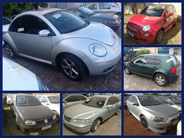 Volkswagen Beetle, Golf, UP TSI, Cruze Hatch, Fiat 500 Sport no Leilão da Receita Federal