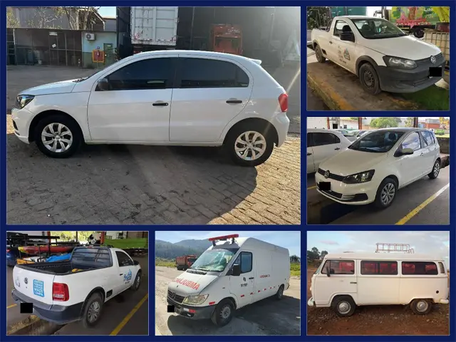 10 Volkswagen Gol, Saveiro, Kombi e Vans no Leilão de Frota de Construtora