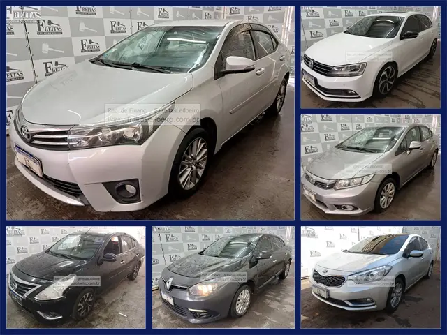 4 Toyota Corolla a partir de 9 mil, Volkswagen Jetta, Honda Civic, Nissan Versa e mais de 200 Veículos no Leilão de Banco