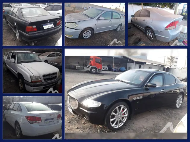 Maserati Quattroporte, BMW 325IA, Honda Civic,Toyota Corolla a partir de 4 mil no Leilão do Ministério da Justiça