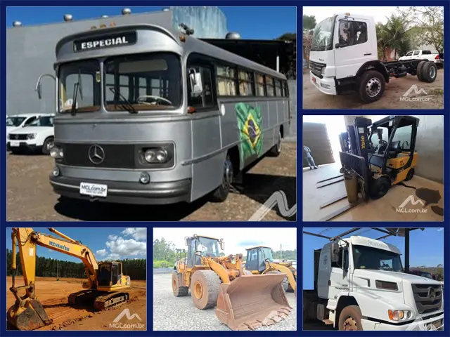 Ônibus Vintage Mercedes-Benz 1970, Caminhões, Empilhadeiras, Máquinas Agrícolas e Outros Equipamentos no Leilão do Agro