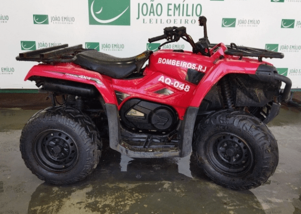 Quadriciclo CR Moto CV Tech leilao bombeiros 