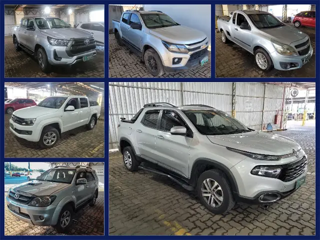 Toyota Hilux a partir de 30 mil, Fiat Toro, Chevrolet S10 e Montana a partir de 15 mil no Leilão de Seguradoras