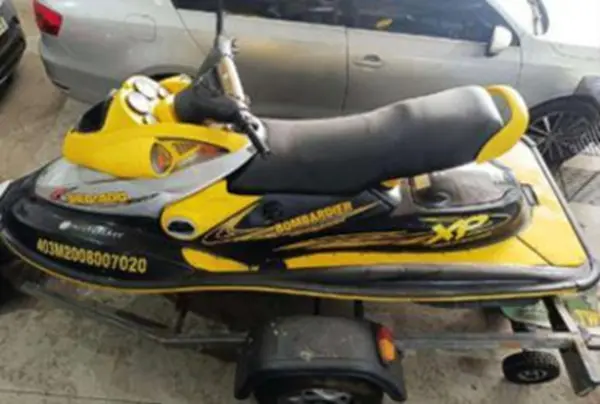 Jetski Seadoo XP Limited leilao tribunal de justiça