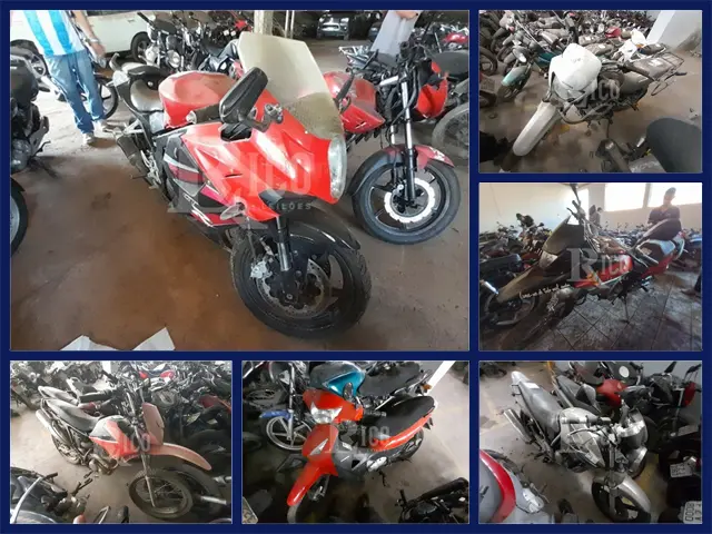 Kasinski Comet, Honda NX-4 Falcon, XRE, Biz e mais de 100 Motos no Leilão do Detran