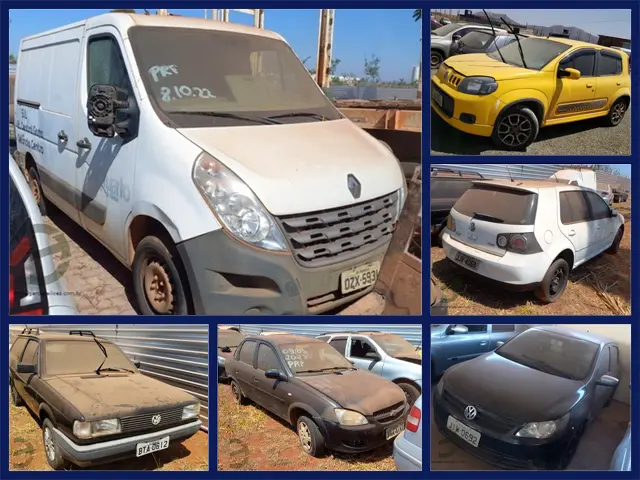 Leilão da PRF tem Renault Master, Volkswagen Gol, Parati, Fiat Uno, Palio e muitos outros veículos