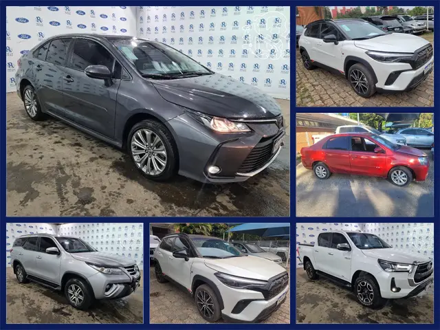 Leilão da Toyota tem Hilux, SW4, Corolla, CCross GRS, Yaris e Etios