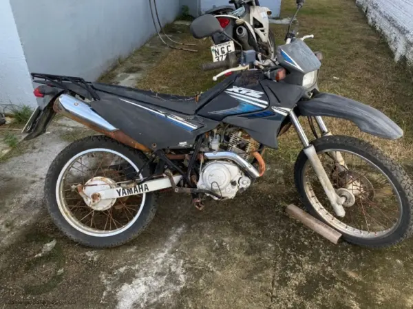 Moto Yamaha XTZ 125 leilao veiculos Prefeitura