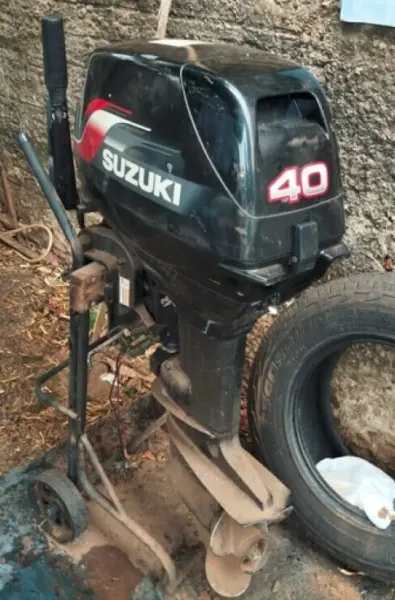 Motor de Popa 40HP leilao de frota policia federal