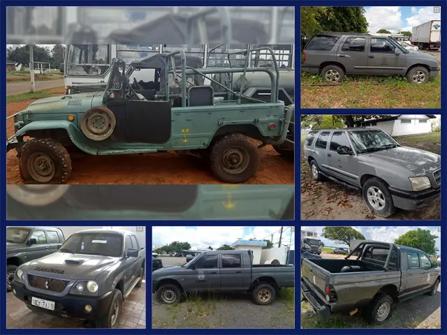 Toyota Bandeirante, GM S10, L200 e Blazer a partir de 5 mil no leilão da Marinha