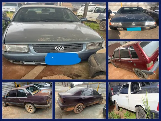 Volkswagen Santana, Saveiro, Monza, Fiat Marea, Uno Mille Eletronic a partir de 500 reais no leilão