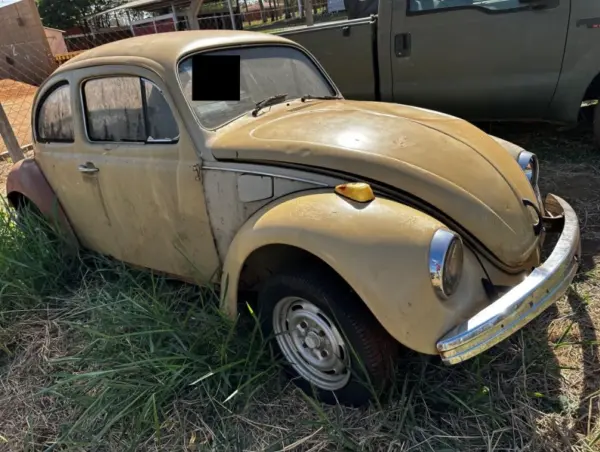 Volkswagen Fusca 1600 leilao veiculos militares viatura exercito